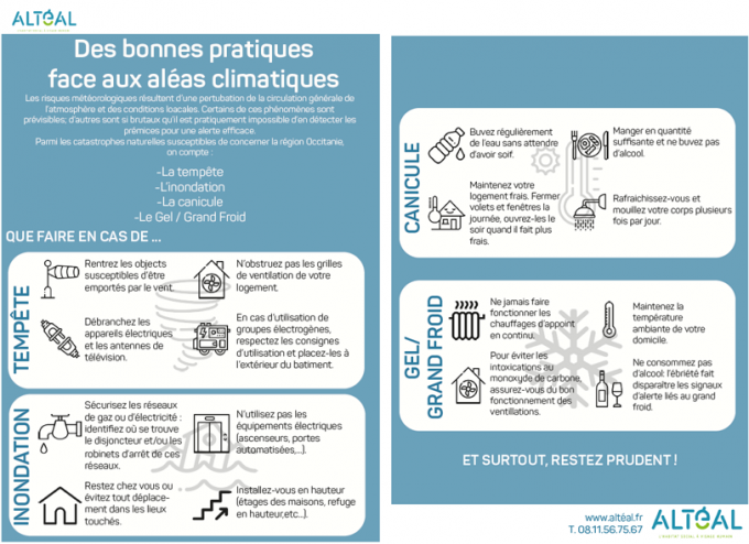 Les bonnes pratiques face aux aléas climatiques