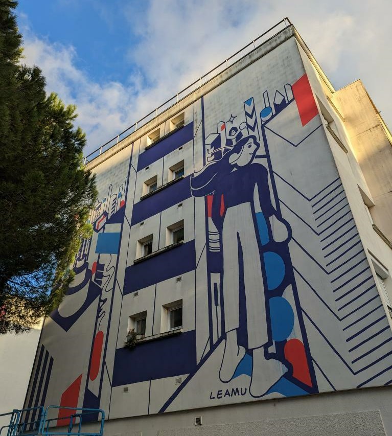 Le quartier du Val d&rsquo;Aran accueille une nouvelle fresque murale