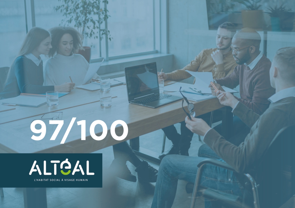 Altéal obtient un score de 97/100 à l&rsquo;Index de l&rsquo;égalité femmes-hommes 2024 !
